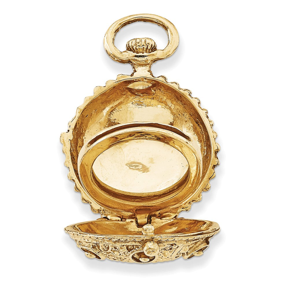 FJC Finejewelers 14k Fancy Domed Locket Pendant Necklace 18 inch chain included