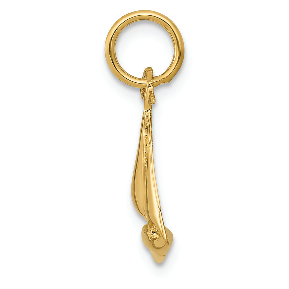 FJC Finejewelers 14k Yellow Gold Sailboat Charm