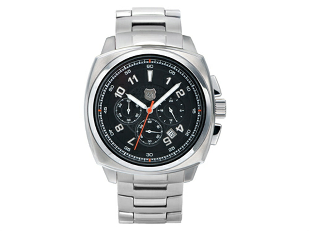 Andrew Marc Heritage Bomber Stainless Steel Chronograph Watch
