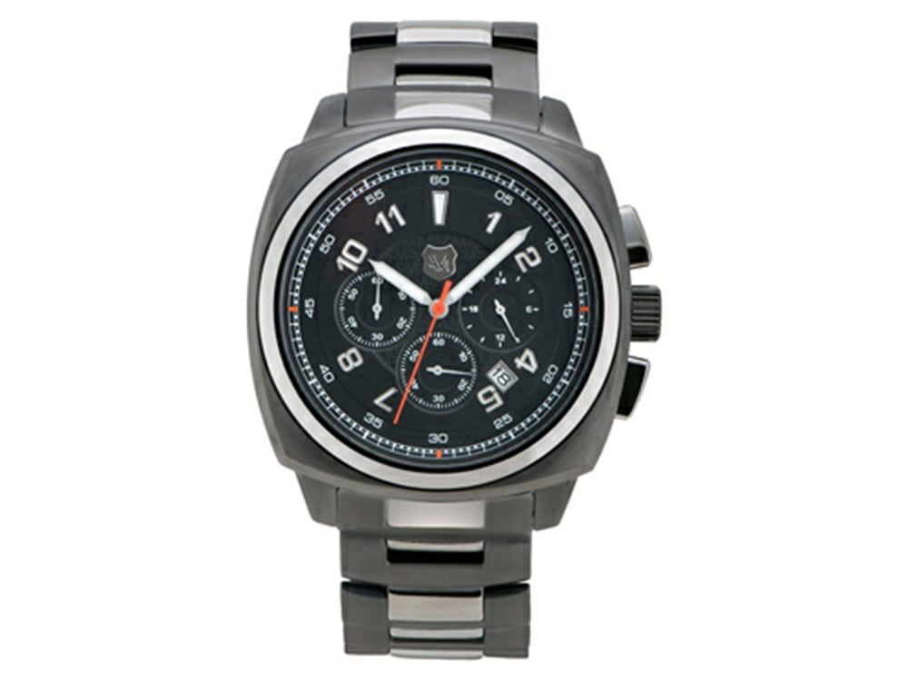 Andrew Marc Heritage Bomber Gunmetal Chronograph Watch