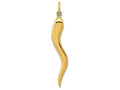 FJC Finejewelers 14k Yellow Gold Large Italian Horn Charm