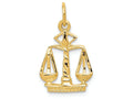 FJC Finejewelers 14k Yellow Gold Scales Of Justice Charm