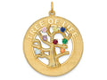 FJC Finejewelers 14k Yellow Gold Tree Of Life Charm