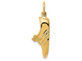 FJC Finejewelers 14k Yellow Gold Jogging Shoe Charm