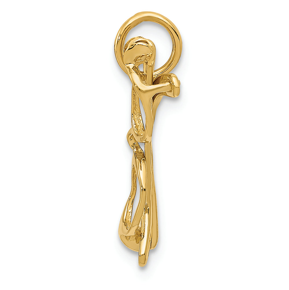 FJC Finejewelers 14k Yellow Gold Glasses Charm