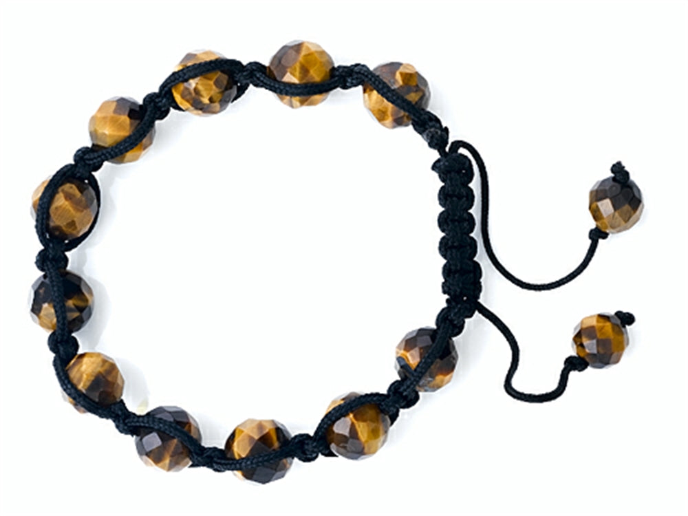 Finejewelers Adjustable Genuine Tiger Eye hread Bracelet