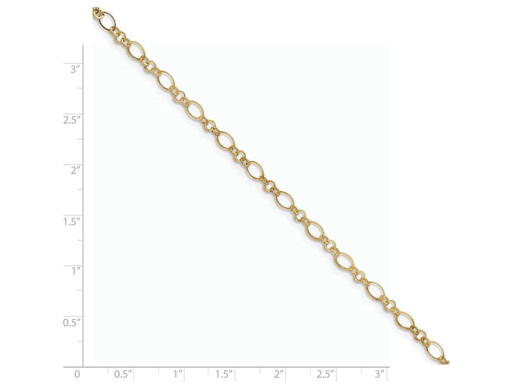 FJC Finejewelers 10 Inch 14k Yellow Gold 9in With 1in Ext Anklet