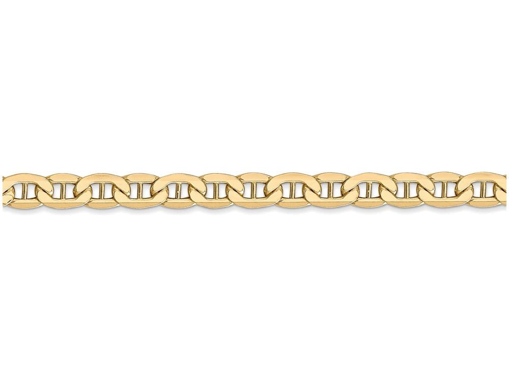 FJC Finejewelers 20 Inch 14k Yellow Gold 5.1mm Semi-solid Anchor Chain Necklace