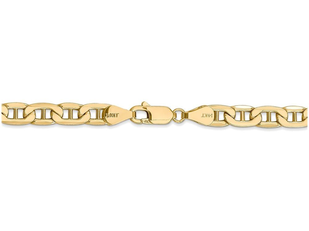 FJC Finejewelers 8 Inch 14k Yellow Gold 5.85mm Semi-solid Anchor Chain Bracelet