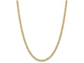 FJC Finejewelers 24 Inch 14k Yellow Gold 4.3mm Semi-solid Curb Link Chain Necklace
