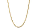 FJC Finejewelers 16 Inch 14k Yellow Gold 5.25mm Semi-solid Curb Link Chain Necklace