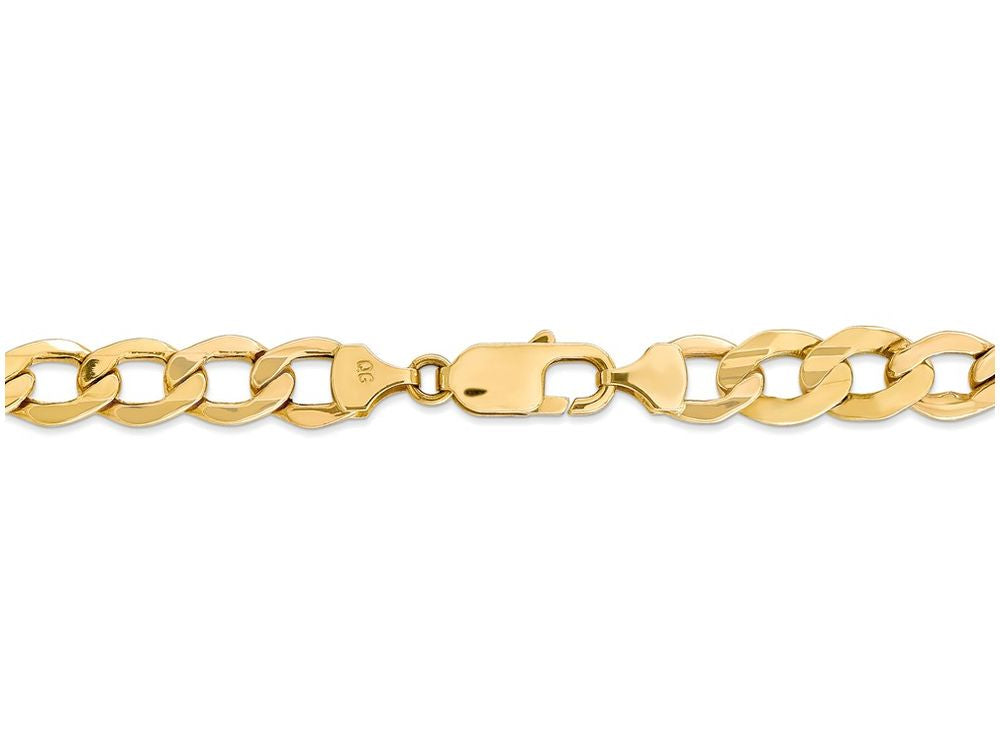 FJC Finejewelers 20 Inch 14k Yellow Gold 8.0mm Semi-solid Curb Link Chain Necklace