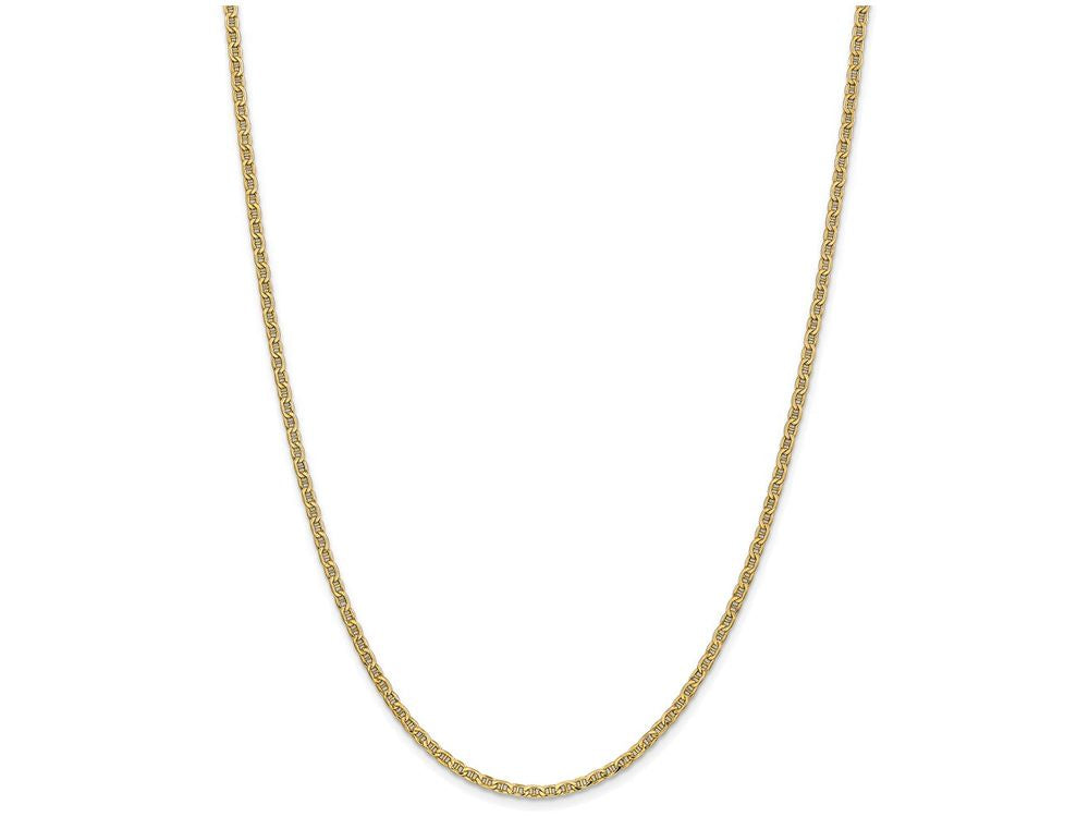 FJC Finejewelers 18 Inch 14k Yellow Gold 2.40mm Anchor Chain Necklace