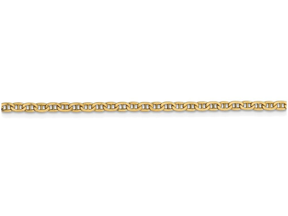 FJC Finejewelers 24 Inch 14k Yellow Gold 2.40mm Anchor Chain Necklace