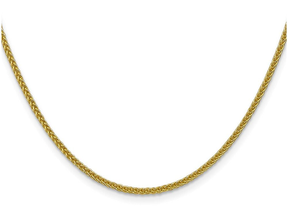 FJC Finejewelers 16 Inch 14k Yellow Gold Wheat Semi-Solid Chain Necklace