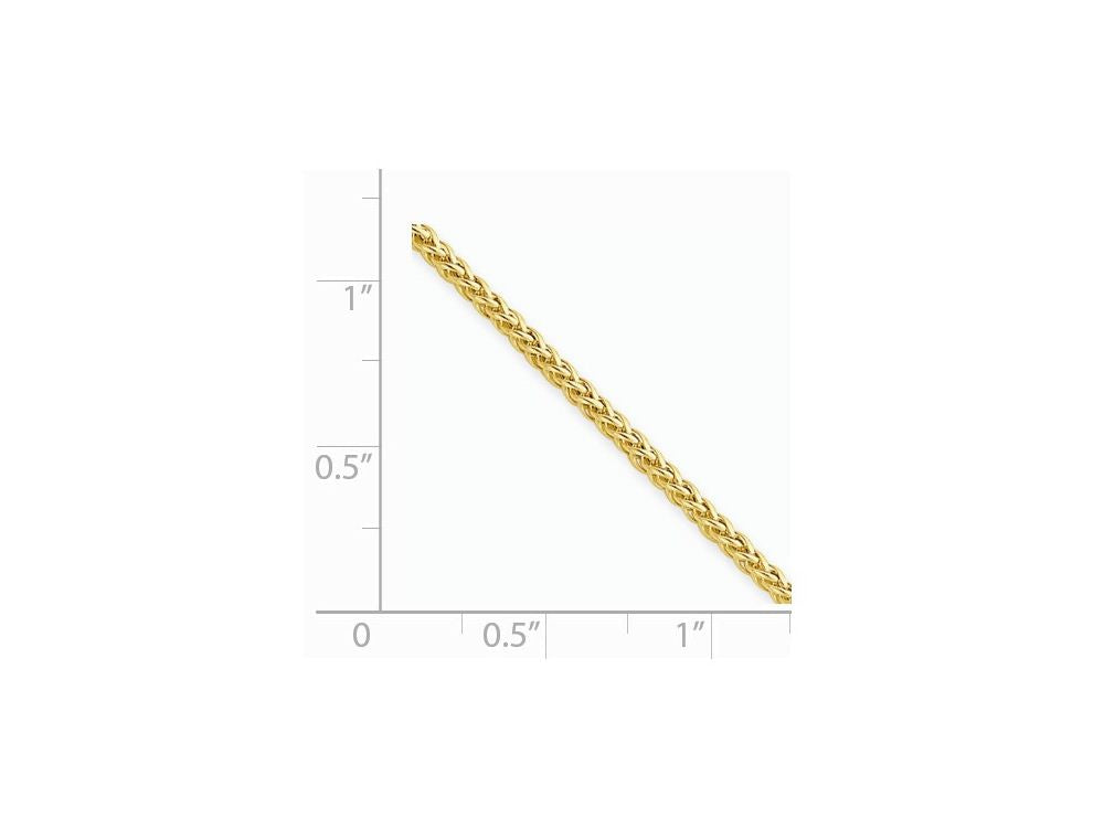 FJC Finejewelers 20 Inch 14k Yellow Gold 2mm Wheat Semi-Solid Chain Necklace