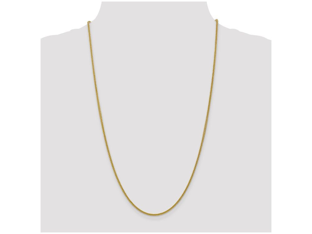 FJC Finejewelers 20 Inch 14k Yellow Gold 2mm Wheat Semi-Solid Chain Necklace