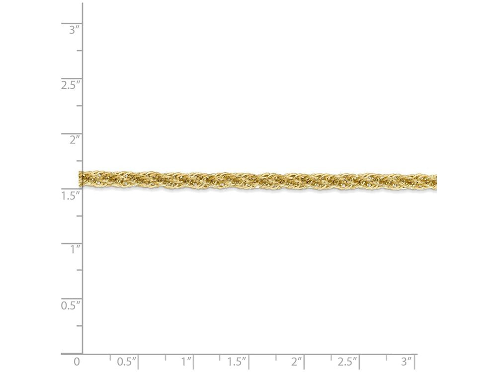 FJC Finejewelers 18 Inch 14k Yellow Gold bright-cut Hollow Chain Necklace