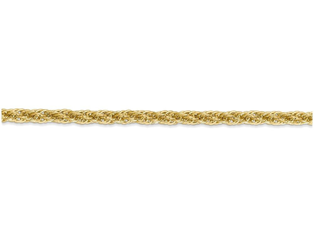 FJC Finejewelers 18 Inch 14k Yellow Gold bright-cut Hollow Chain Necklace
