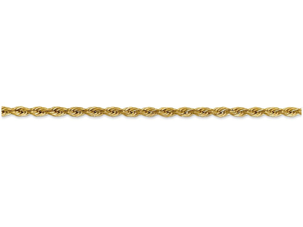 FJC Finejewelers 18 Inch 14k Yellow Gold 3.8mm Hollow Rope Chain Necklace