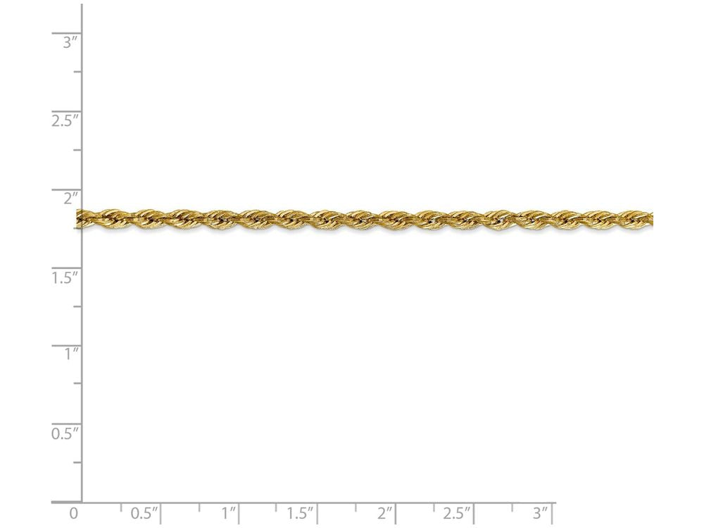 FJC Finejewelers 20 Inch 14k Yellow Gold 3.8mm Hollow Rope Chain Necklace