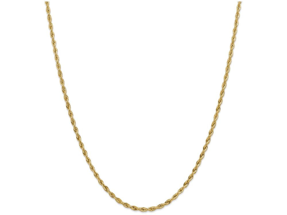 FJC Finejewelers 20 Inch 14k Yellow Gold 3.8mm Hollow Rope Chain Necklace