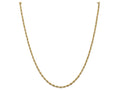FJC Finejewelers 16 Inch 14k Yellow Gold 2.9mm Hollow Rope Chain Necklace