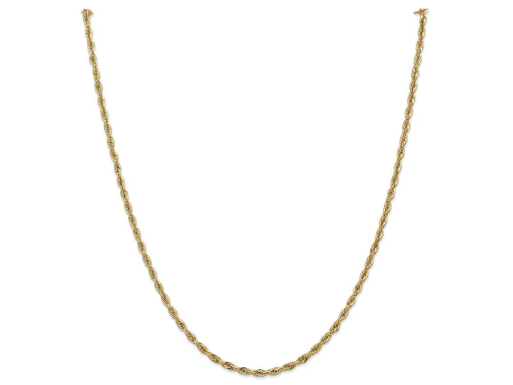 FJC Finejewelers 18 Inch 14k Yellow Gold 2.9mm Hollow Rope Chain Necklace