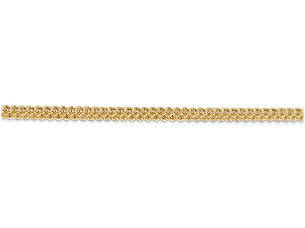 FJC Finejewelers 24 Inch 14k Yellow Gold 3mm Hollow Franco Chain Necklace