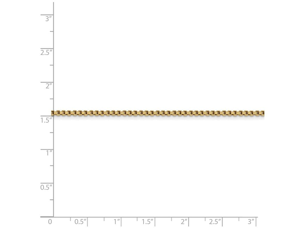 FJC Finejewelers 24 Inch 14k Yellow Gold 1.75mm Hollow Round Box Chain Necklace