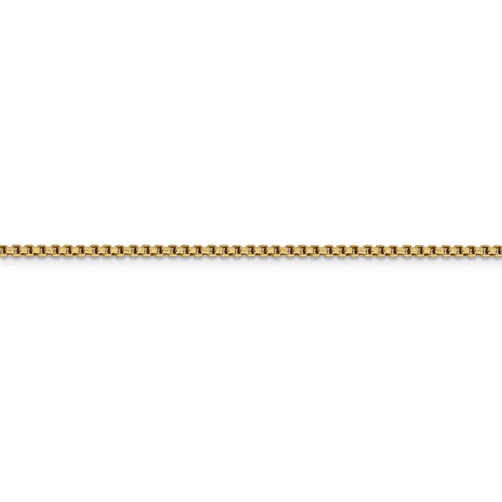 FJC Finejewelers 14 kt Yellow Gold 1.75mm Hollow Round Box Chain Bracelet