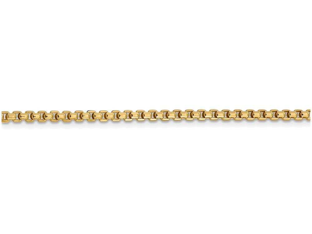 FJC Finejewelers 24 Inch 14k Yellow Gold 2.45mm Hollow Round Box Chain Necklace