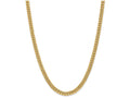 FJC Finejewelers 22 Inch 14k Yellow Gold Hollow Miami Cuban Chain Necklace