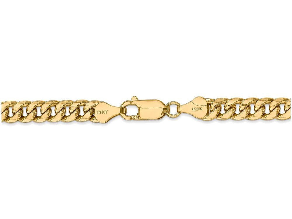 FJC Finejewelers 8 Inch 14k Yellow Gold Hollow Miami Cuban Chain Bracelet