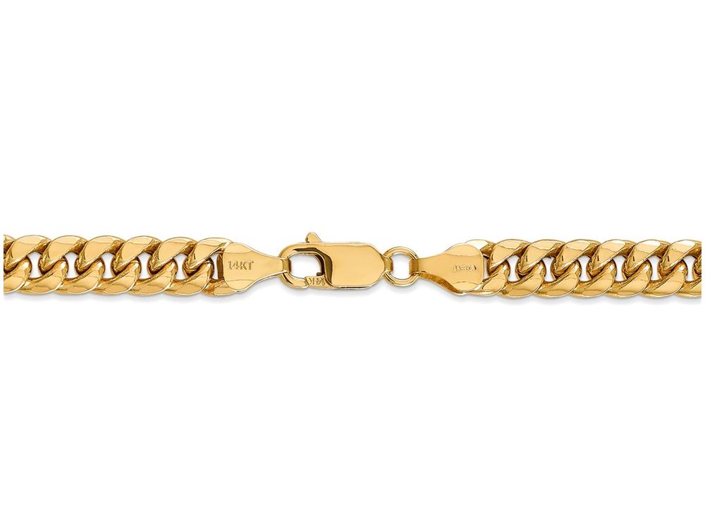 FJC Finejewelers 22 Inch 14k Yellow Gold Hollow Miami Cuban Chain Necklace