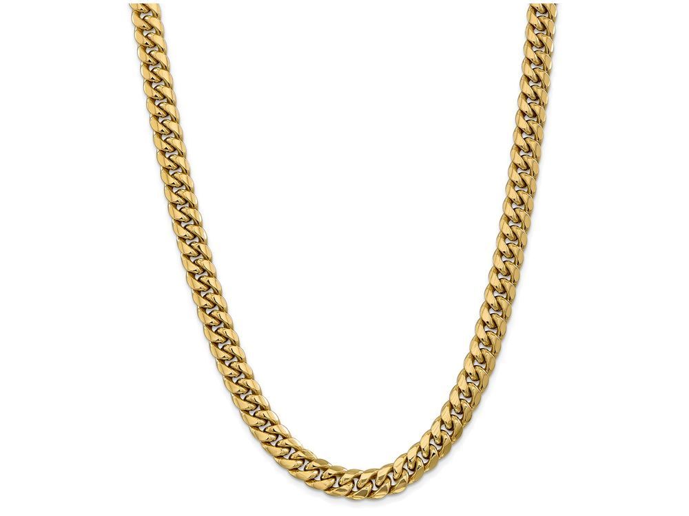 FJC Finejewelers 20 Inch 14k Hollow Miami Cuban Chain Necklace