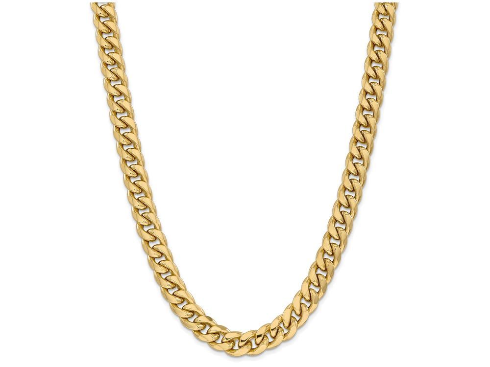FJC Finejewelers 22 Inch 14k Hollow Miami Cuban Chain Necklace