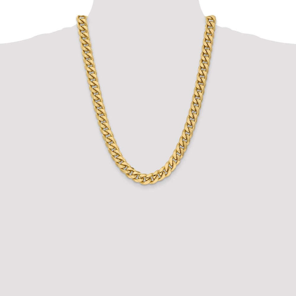 FJC Finejewelers 24 Inch 14k Hollow Miami Cuban Chain Necklace
