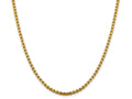 FJC Finejewelers 14 kt Yellow Gold 3.6mm Hollow Round Box Chain