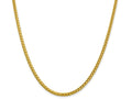 FJC Finejewelers 14k 3.10mm Semi-solid Bright Cut Wheat Chain