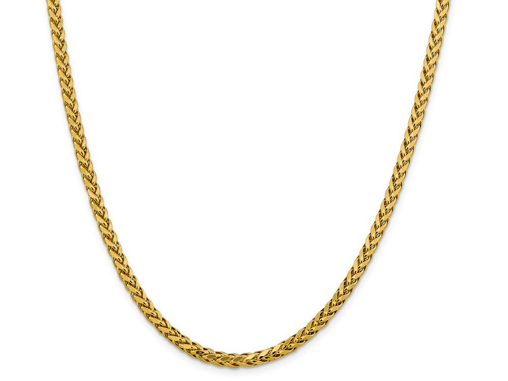 FJC Finejewelers 14k 3.70mm Semi-solid Bright Cut Wheat Chain