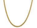 FJC Finejewelers 14k 3.70mm Semi-solid Bright Cut Wheat Chain