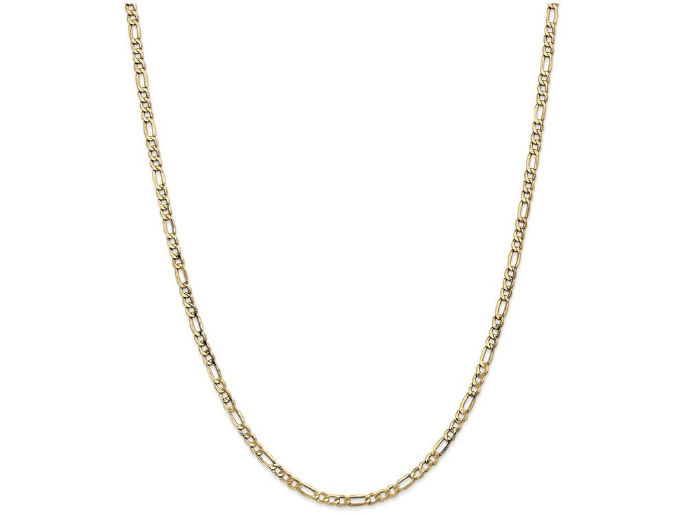 FJC Finejewelers 7 Inch 14k Yellow Gold 3.5mm Semi-solid Figaro Chain Bracelet