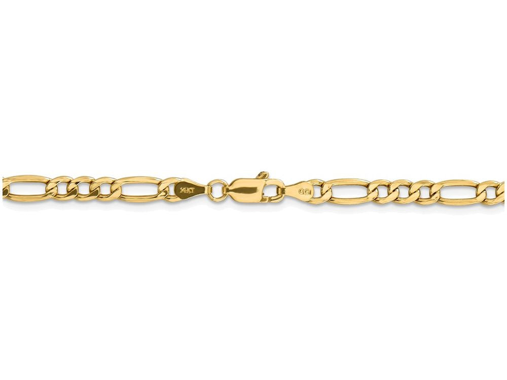 FJC Finejewelers 20 Inch 14k Yellow Gold 4.75mm Semi-solid Figaro Chain Necklace