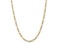 FJC Finejewelers 24 Inch 14k Yellow Gold 5.35mm Semi-solid Figaro Chain Necklace