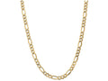 FJC Finejewelers 7 Inch 14k Yellow Gold 7.3mm Semi-solid Figaro Chain Bracelet