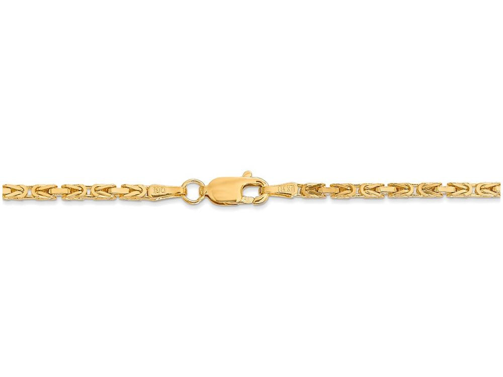 FJC Finejewelers 20 Inch 14k Yellow Gold 2mm Byzantine Chain Necklace