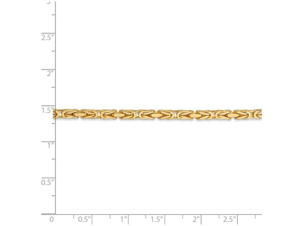 FJC Finejewelers 20 Inch 14k Yellow Gold 2.5mm Byzantine Chain Necklace