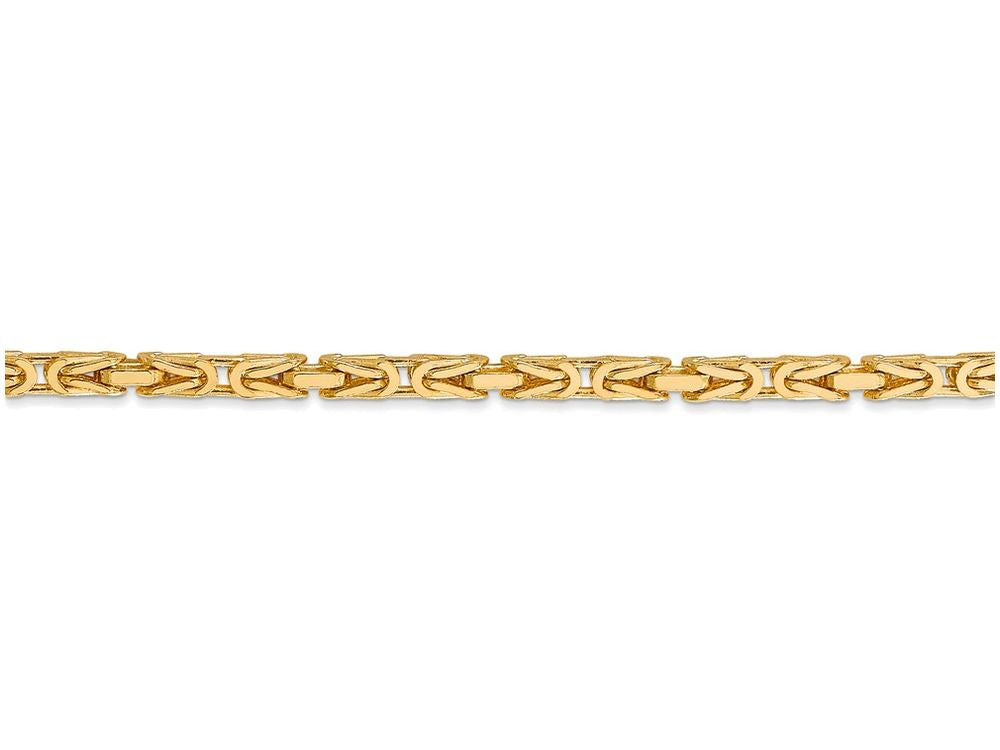 FJC Finejewelers 8 Inch 14k Yellow Gold 2.5mm Byzantine Chain Bracelet