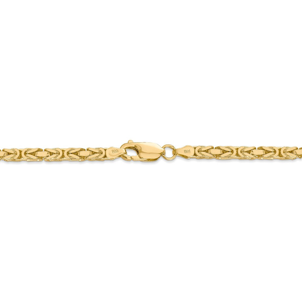 FJC Finejewelers 16 Inch 14k 3.25mm Byzantine Chain Necklace